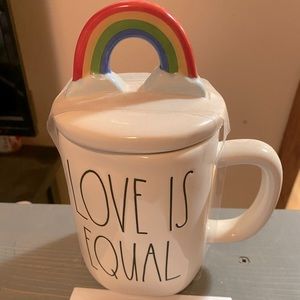 Rae Dunn love is equal mug